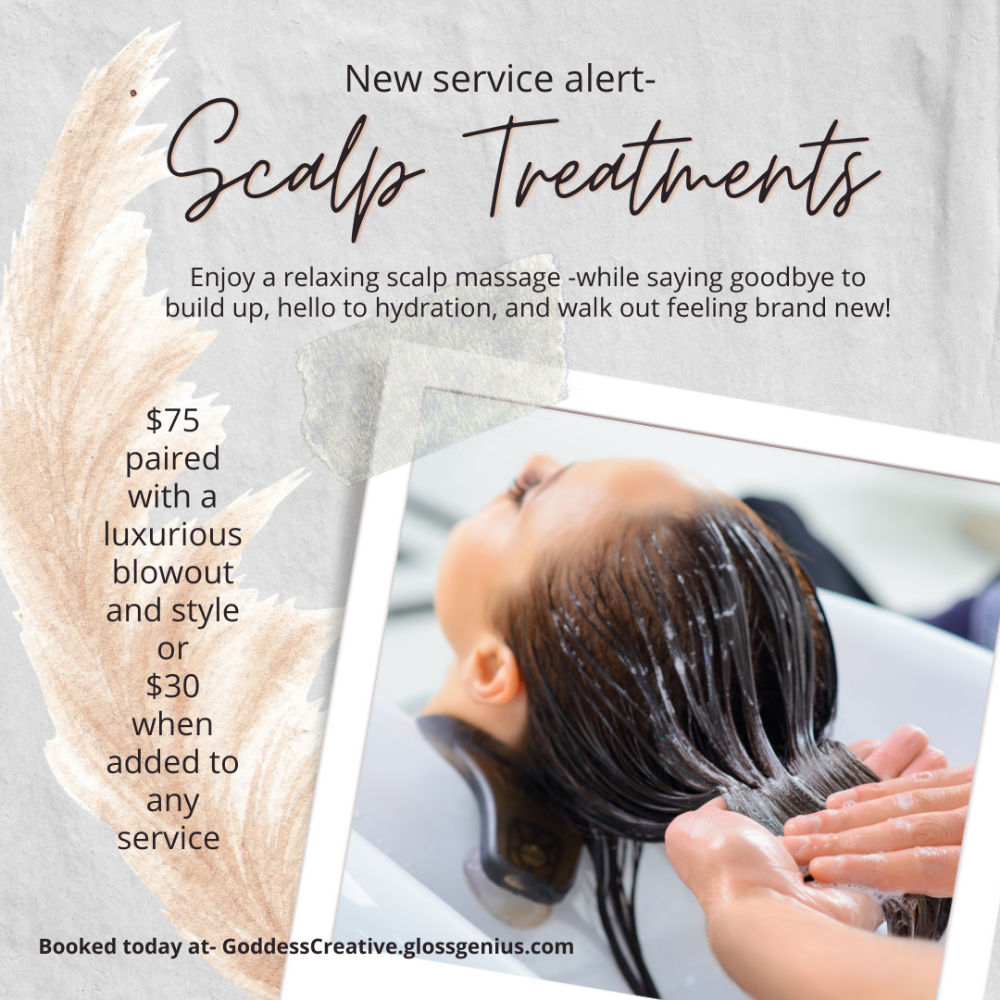 Scalp Treatment with Blowout