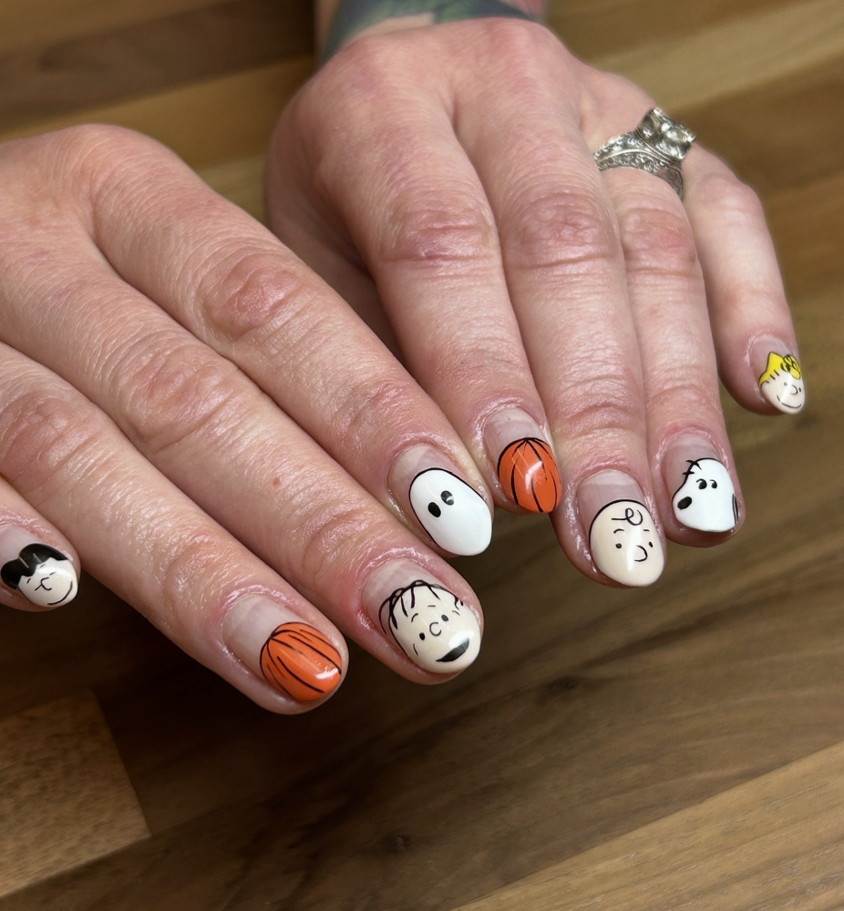 Gel Mani Level 3 Art at Lucky Lacquer Studio in Minneapolis, MN