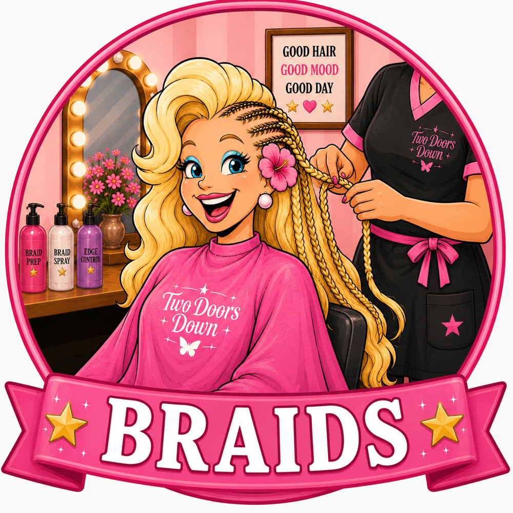 Advanced Braiding at Two Doors Down Blowout & Beauty Bar in Prescott, AZ