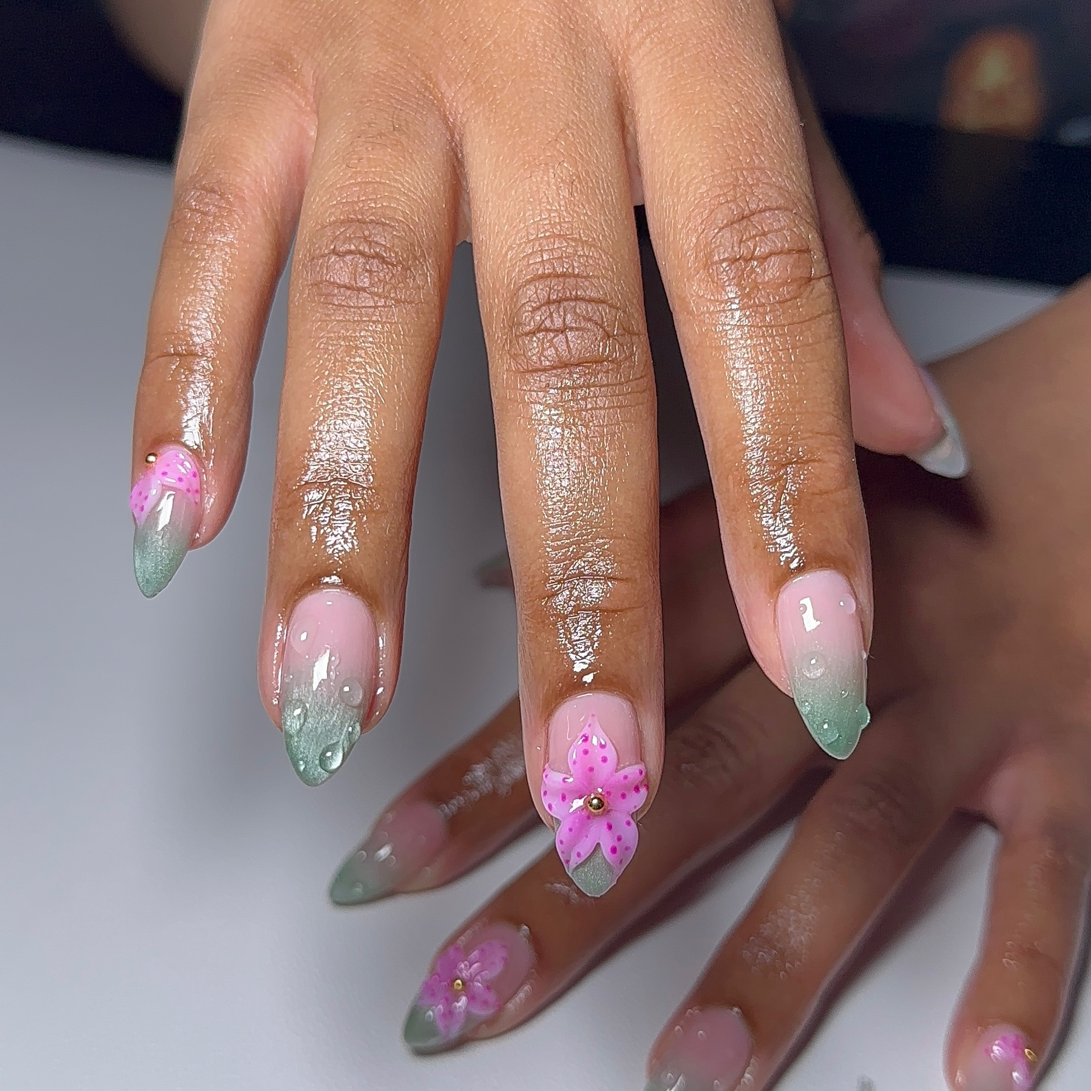 Gel X Short / Medium full set at Nasha’s Nail House in Warner Robins, GA