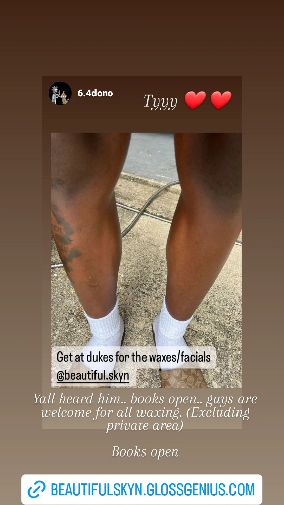 Mens Full Leg Wax