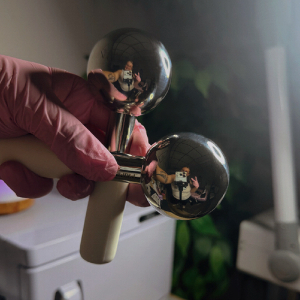 Ice Globes at Get Glowing With Amber L.L.C. in Branford, CT