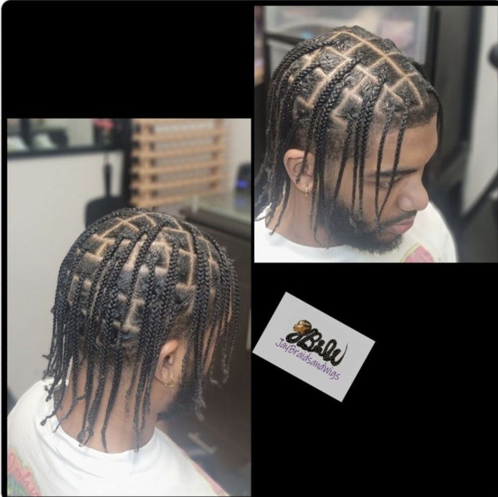 Individual Box Braids at Jaybraidsandwigs in Baytown, TX