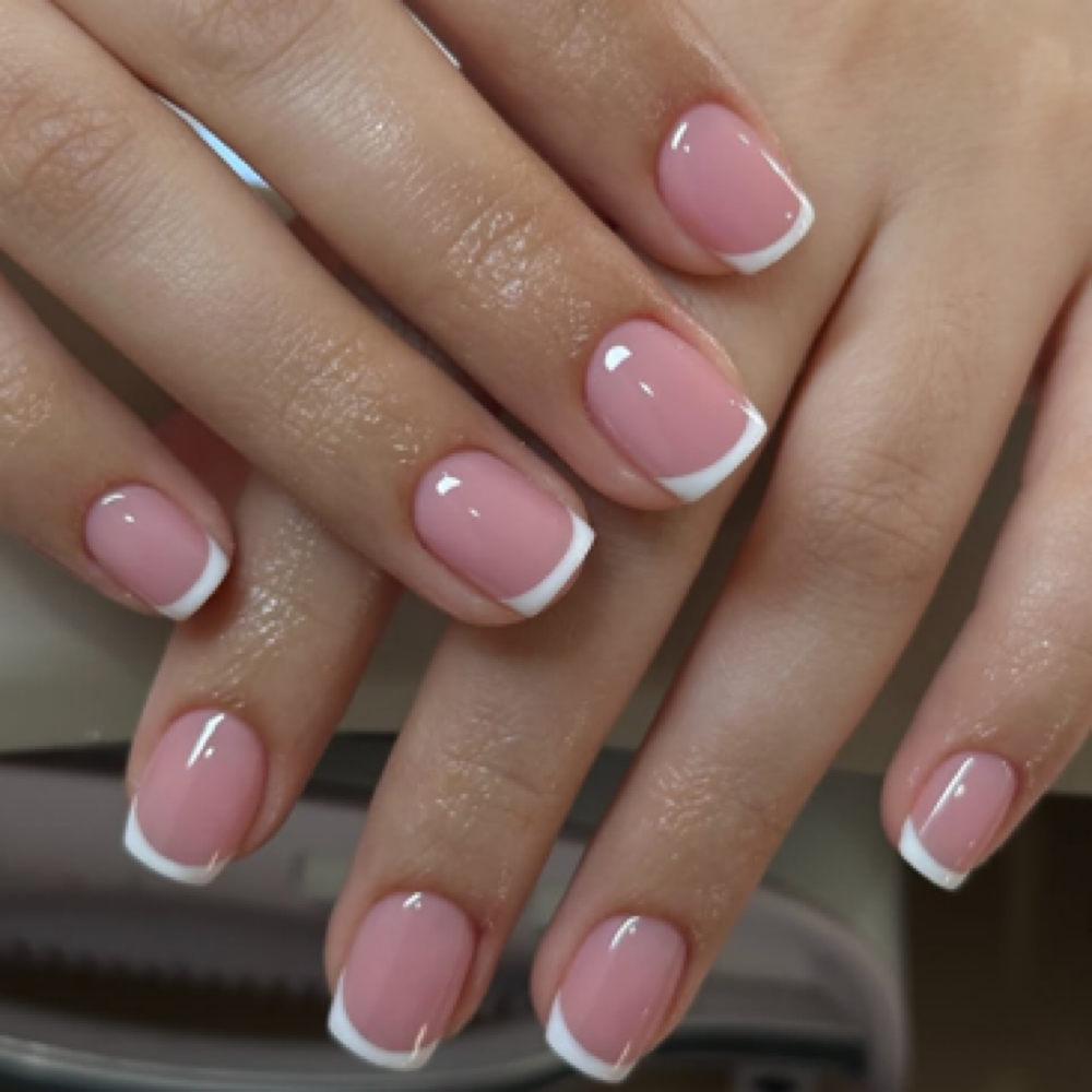 Soft Builder Gel Manicure at Herencia Salon LLC in Gilman, IL