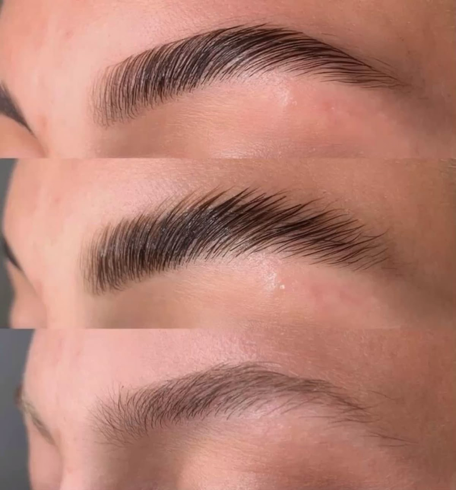 Eyebrow Lamination And Wax
