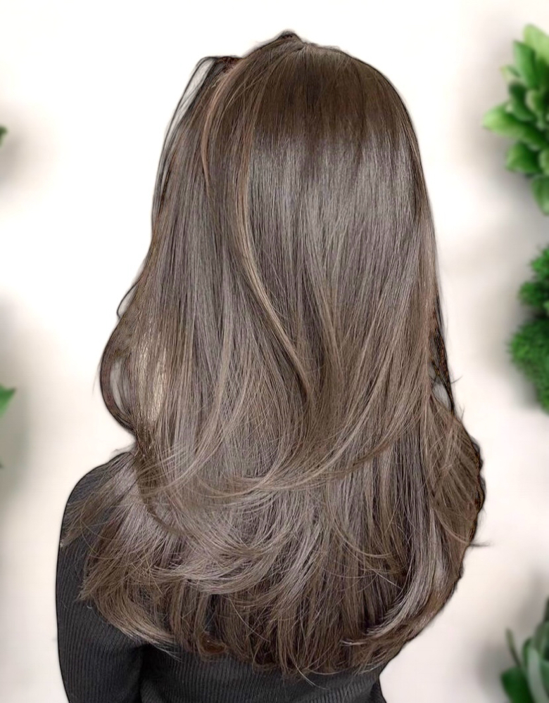 Root Touch Up + Blow Dry