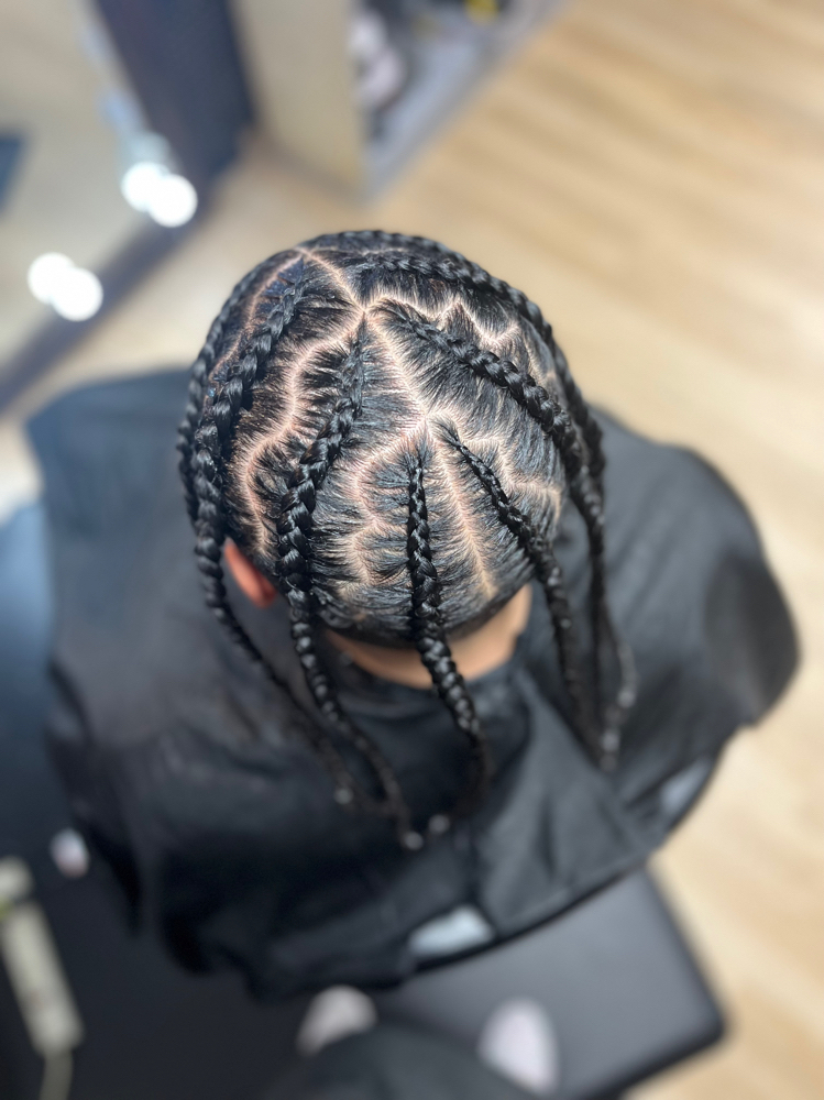 Basic Braids (1-8cornrows)