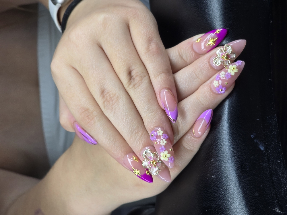Bling Nail Design And Accents at Nails by Rebecca in Terre Haute, IN