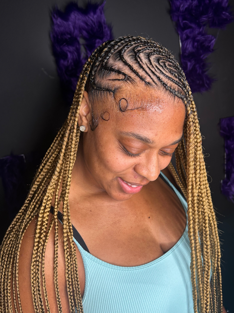Fulani Braids at _styledbytaija in Valdosta, GA