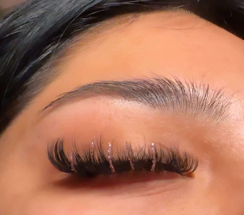 Add On Color Or Sparkly Lashes