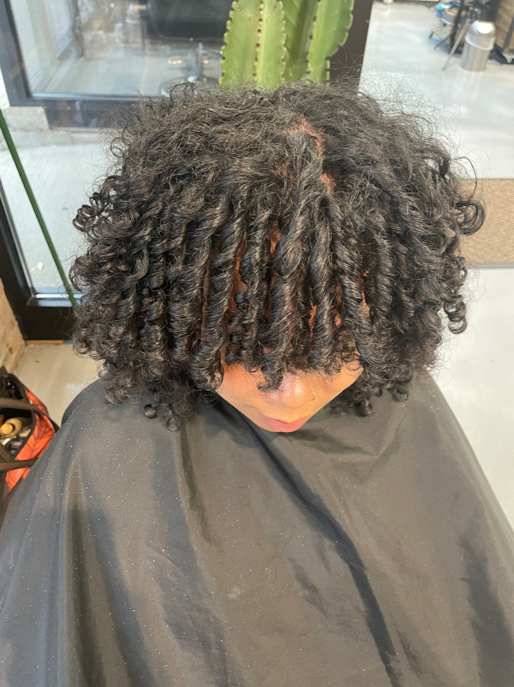 Twist Out/ Rod Set/ Finger Coil