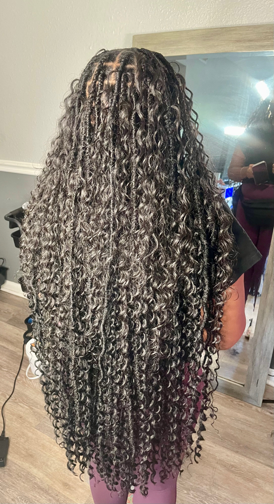 Boro Boro Loc W/ Human Curls