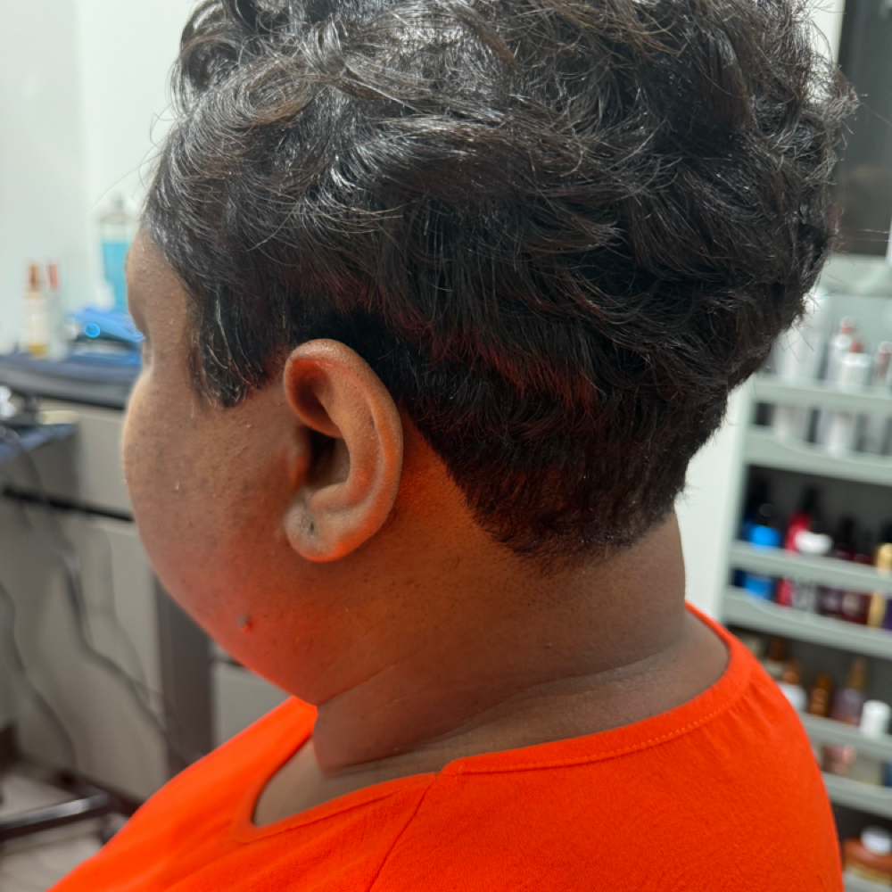 Relaxer Retouch at JL Hair Studio in Davidson, NC