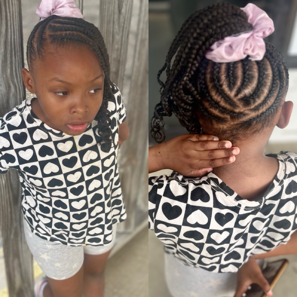 Kids Braided Up (Free style) at Beux by Kierra Shanté in Pensacola, FL