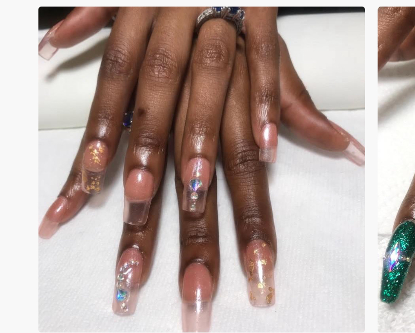 Acrylic Fill In at Healthy Nails Spa in Hazel Crest, IL