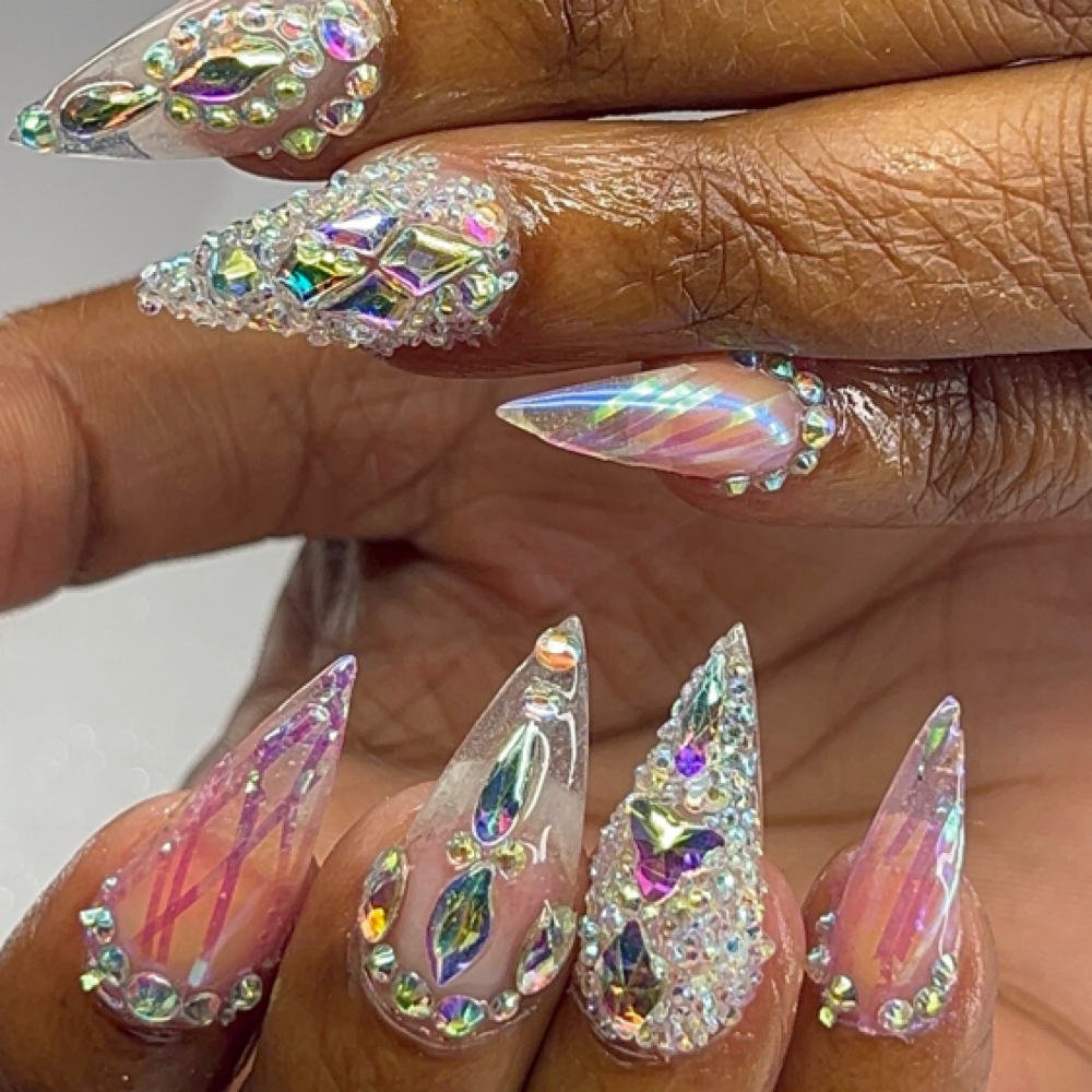 Rhinestones at Chic Nail Suite in Kannapolis, NC