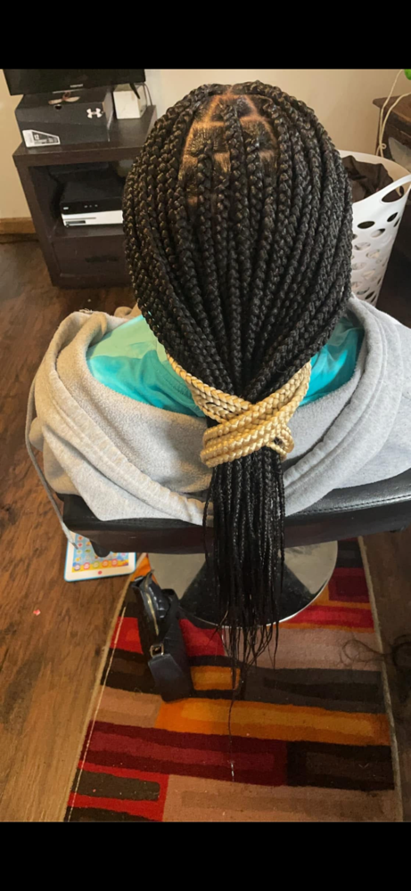 Medium Mid Back Length Knotless