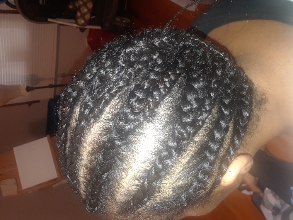 Scalp Braids For Wig Install