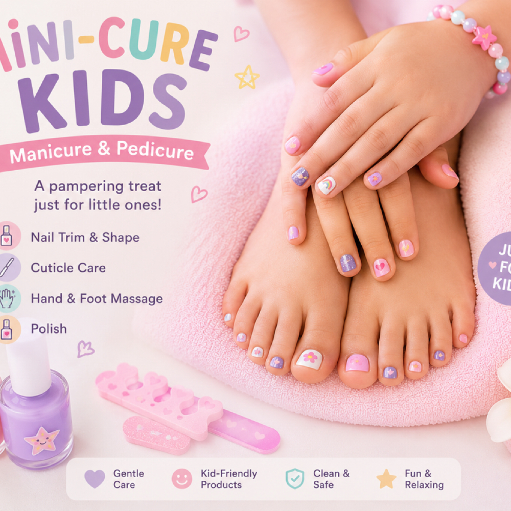 MINI-CURE KIDS at Jenny's nails & spa in South Pasadena, CA