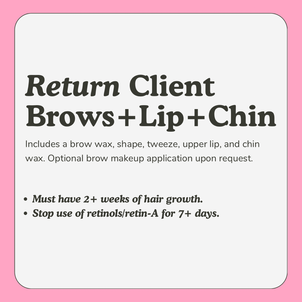 Brows + Lip + Chin