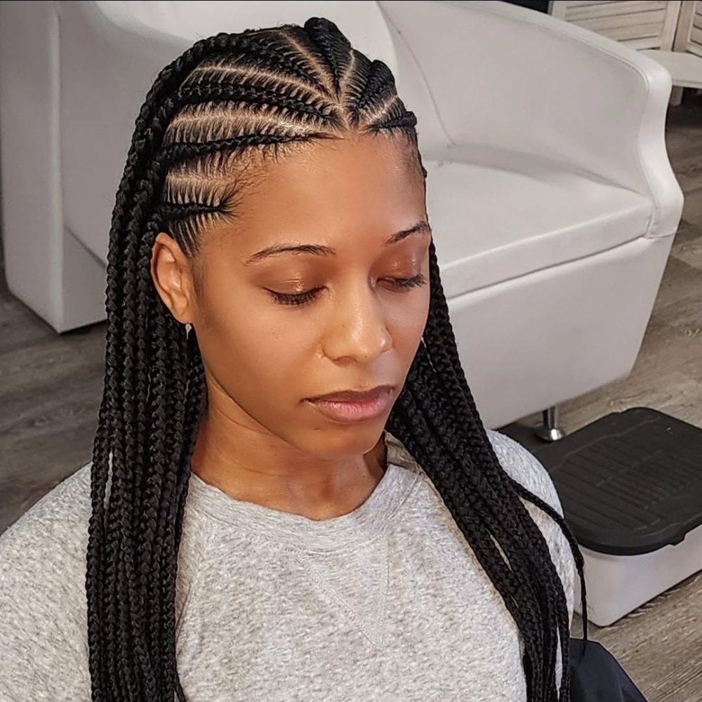 Traditional Tribal Braids at The Braid Lounge in Burlington, NC
