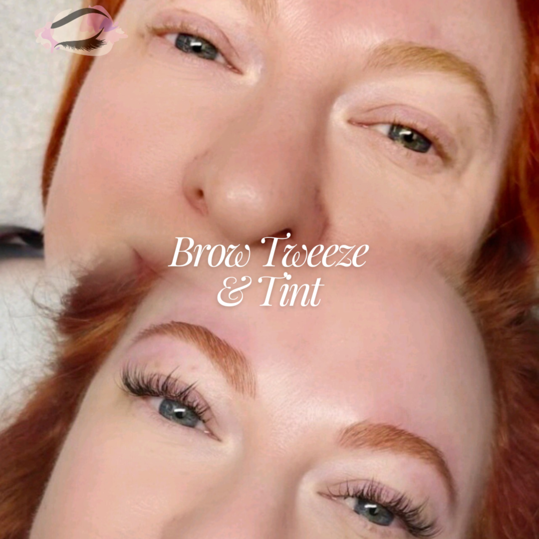 Brow Tweeze & Tint at THAT’S A LASH! Lashes, Brows, & Head Spa in Buford, GA