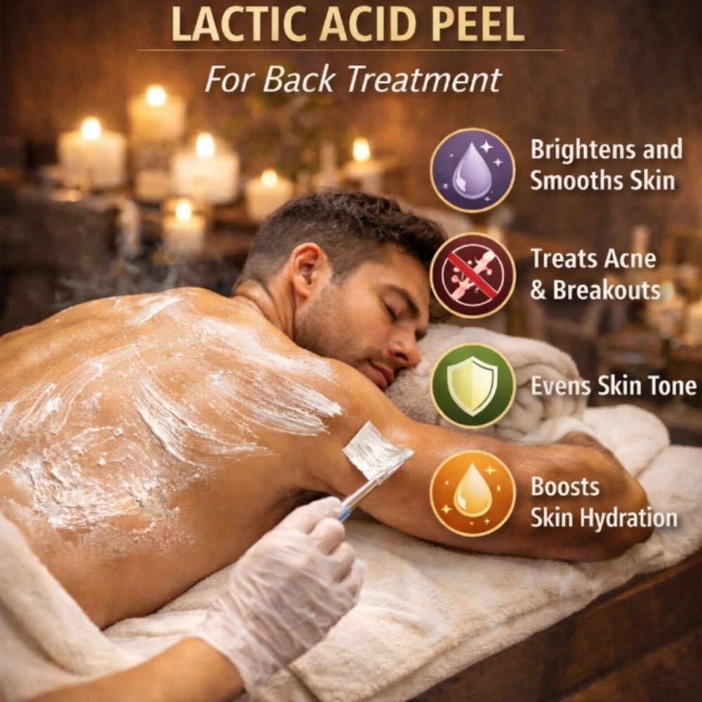 Lactic Acid Peel Back Treatment