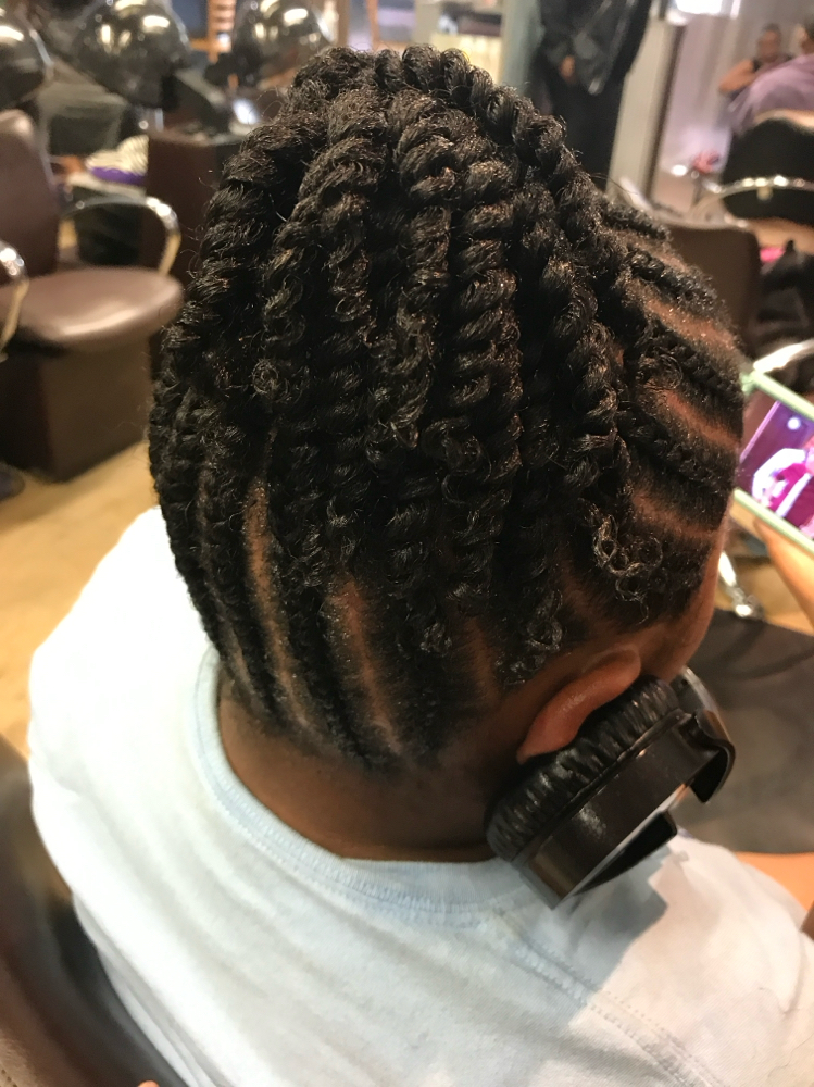 Braids W/o Ext. Twist On Ends