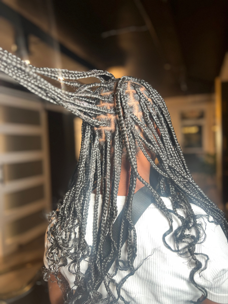 Medium knotless/Box Braids
