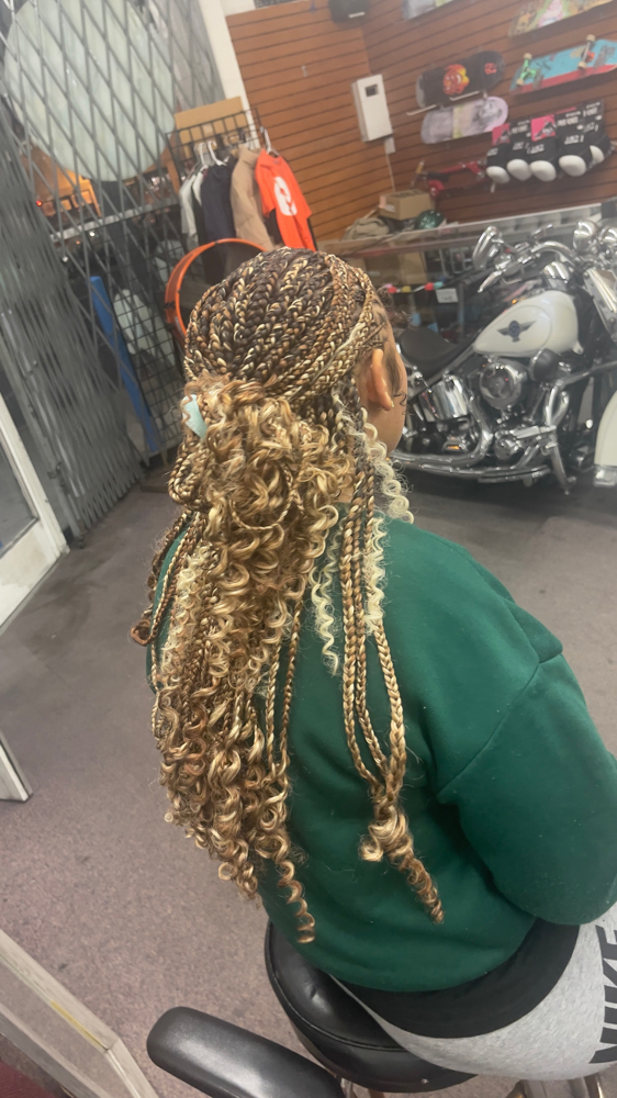 Fulani Braids W/ Boho at Yourfavorite hairbraider in Spanaway, WA