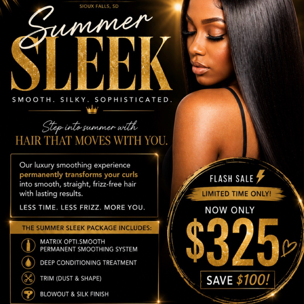 Summer Sleek (permanent) at Crowned Fades & Colors LLC in Sioux Falls, SD