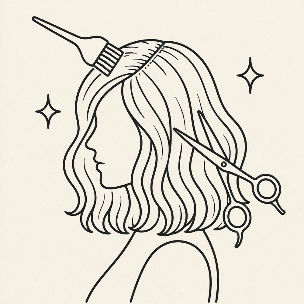 Root Retouch + Haircut at Hair Thairapy in Mukwonago, WI