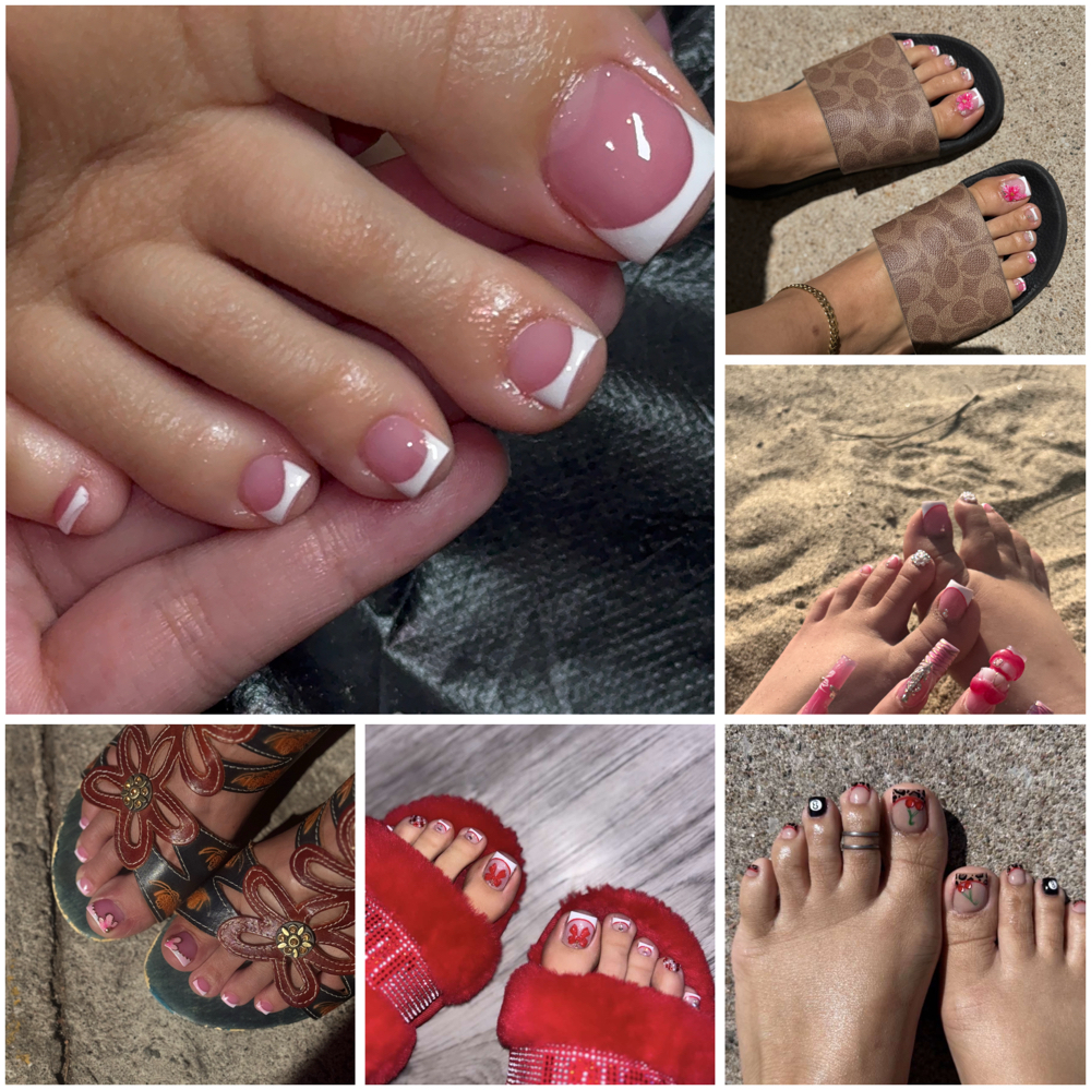 Acrylic Toe Full Set at BC Couture Nails in Saint Joseph, MO