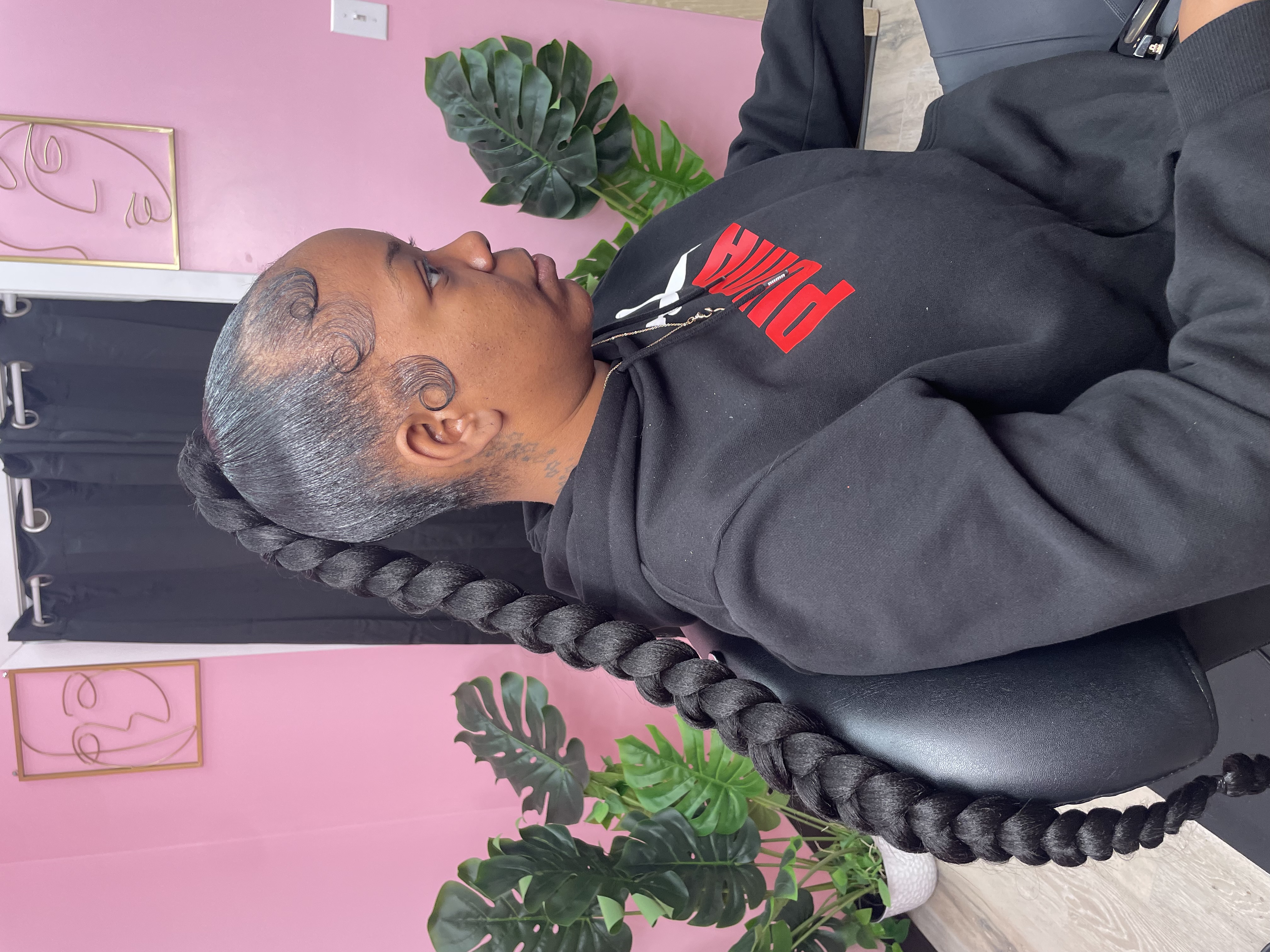 Braid Ponytail at Hairstylist Ya 🎀 in Detroit, MI