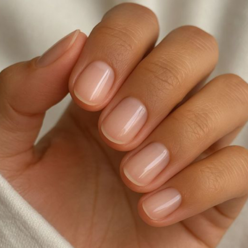 natural manicure at Unwind Beauty Co. in Churchville, NY