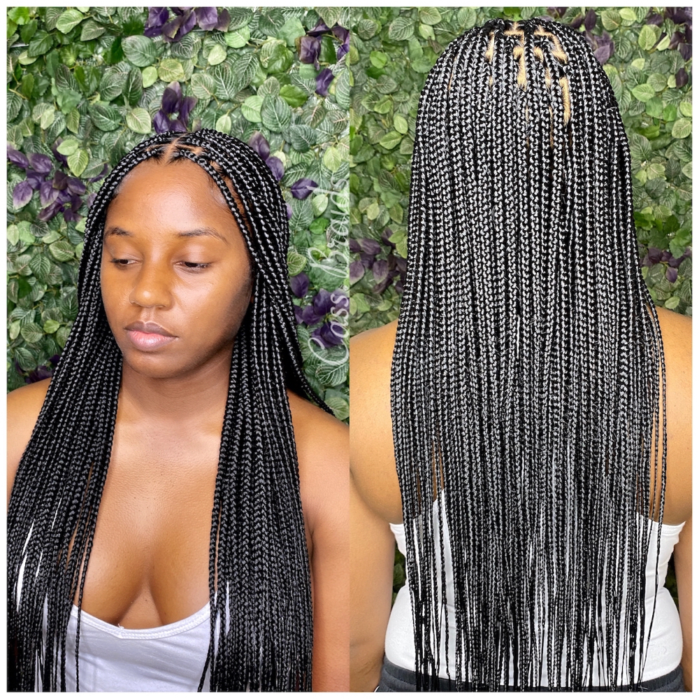 Medium Knotless Braids