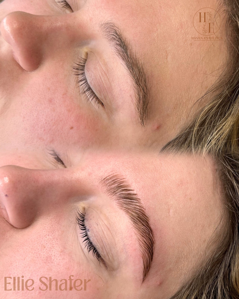 Brow Lamination & Tint at Haven Esthetics in Kearney, NE
