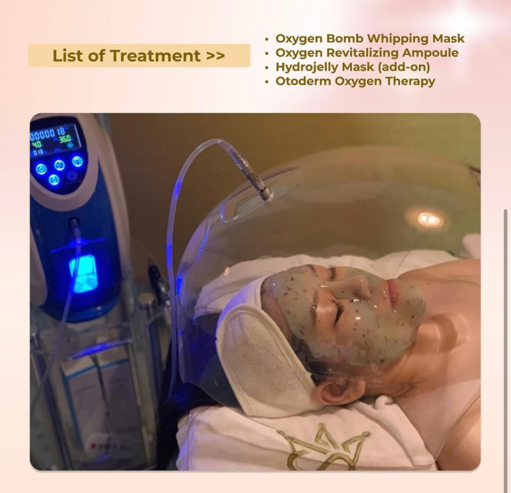 O2 Lightening Glowskin facial