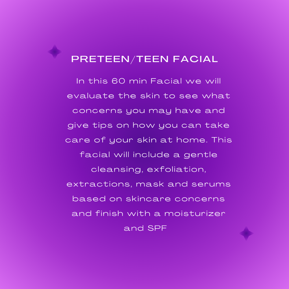 Preteen/Teen Facial