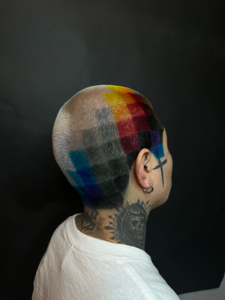 Creative Color Freedom Buzzcut