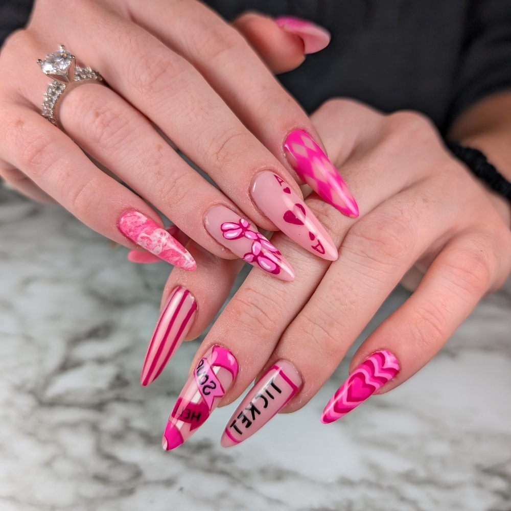 Dual Forms/Hard Gel Extensions at Sydnie the Nail Slayer in Chicago, IL