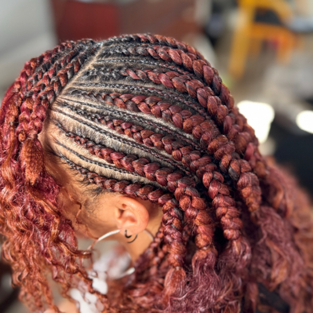 Feed-In Braids at Chinwem’s HairB&B in Ayer, MA