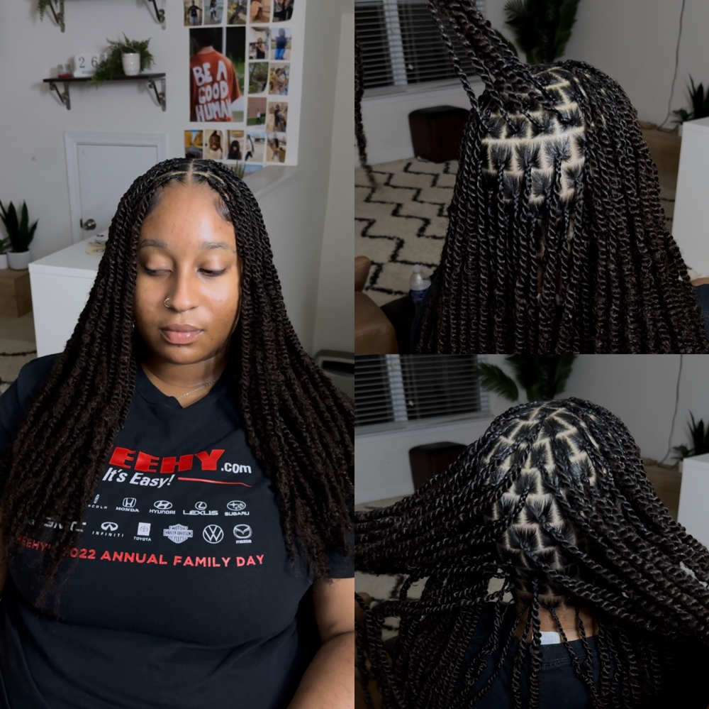 Extended Mini Twist at Braids By Samantha in Charlotte, NC