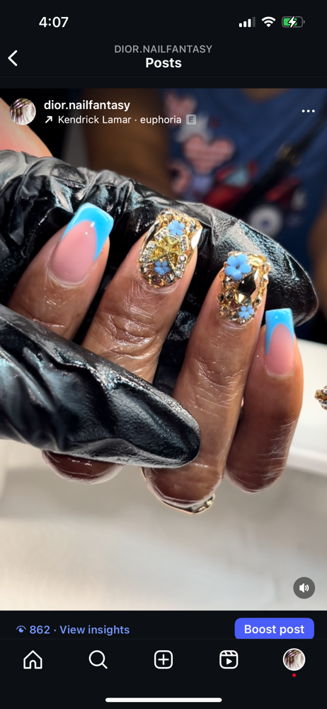 Classic Manicure at Dior Nail Fantasy in Atlanta, GA