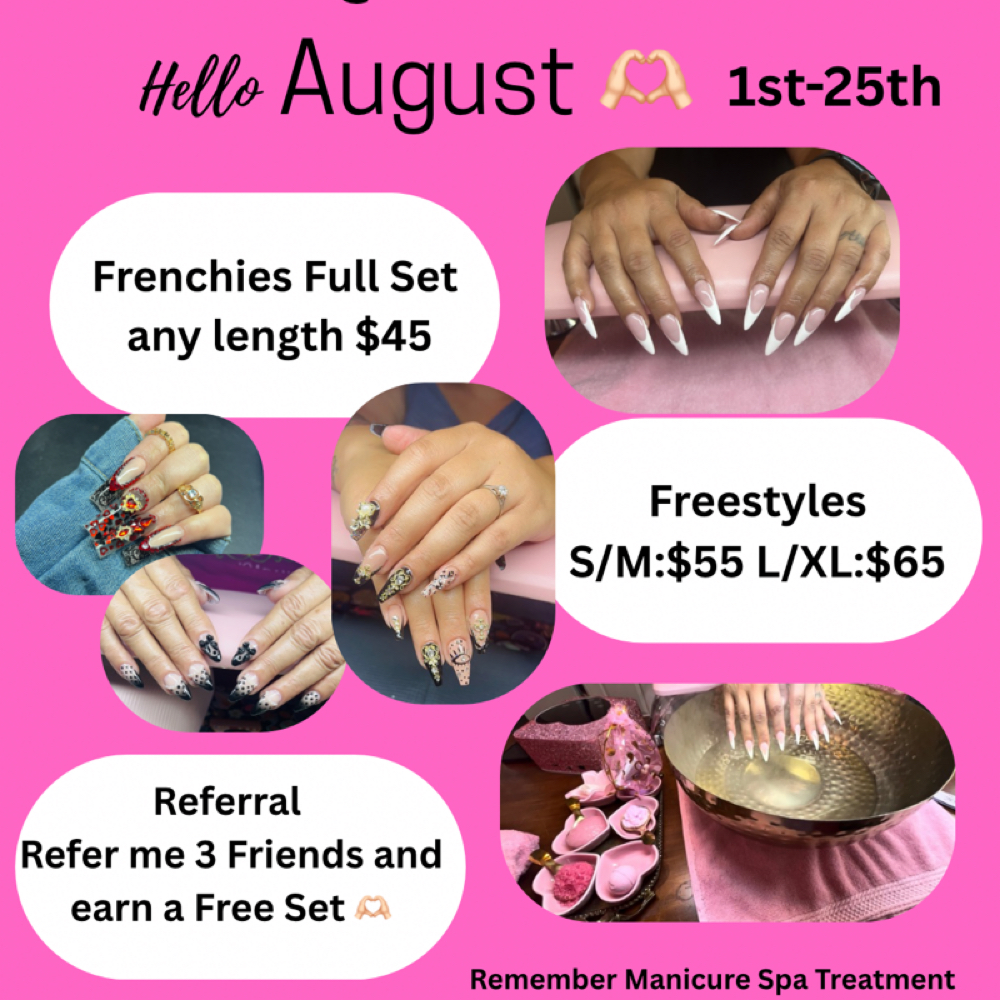 August Promotions at Cirennes Creations in Apple valley, CA