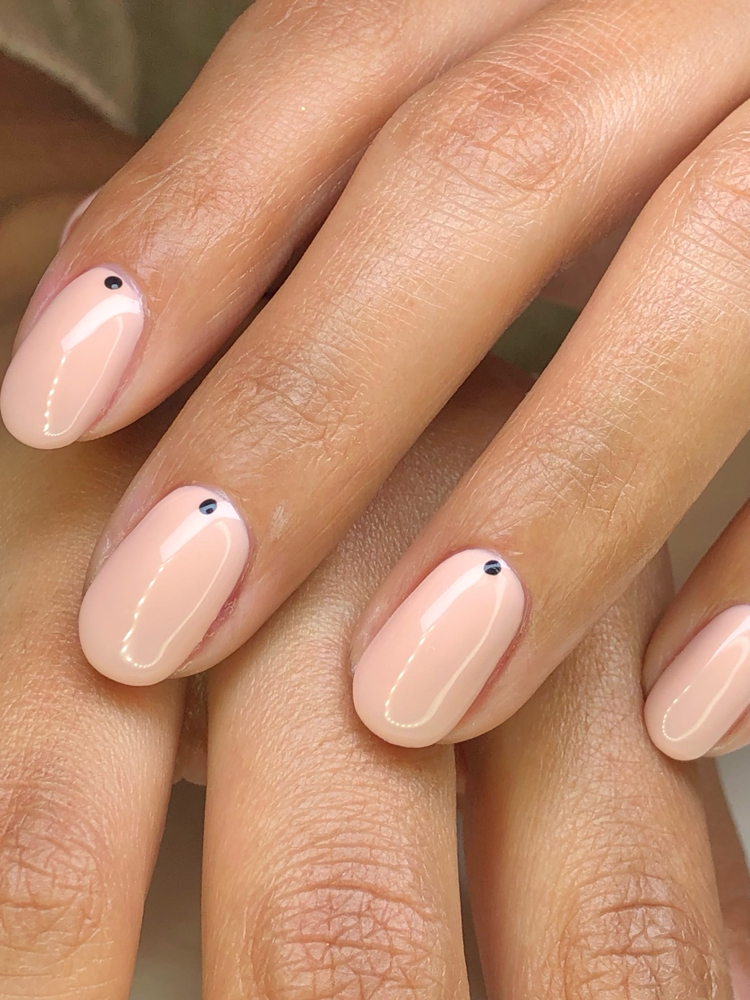 Russian Manicure w/ Regular Polish