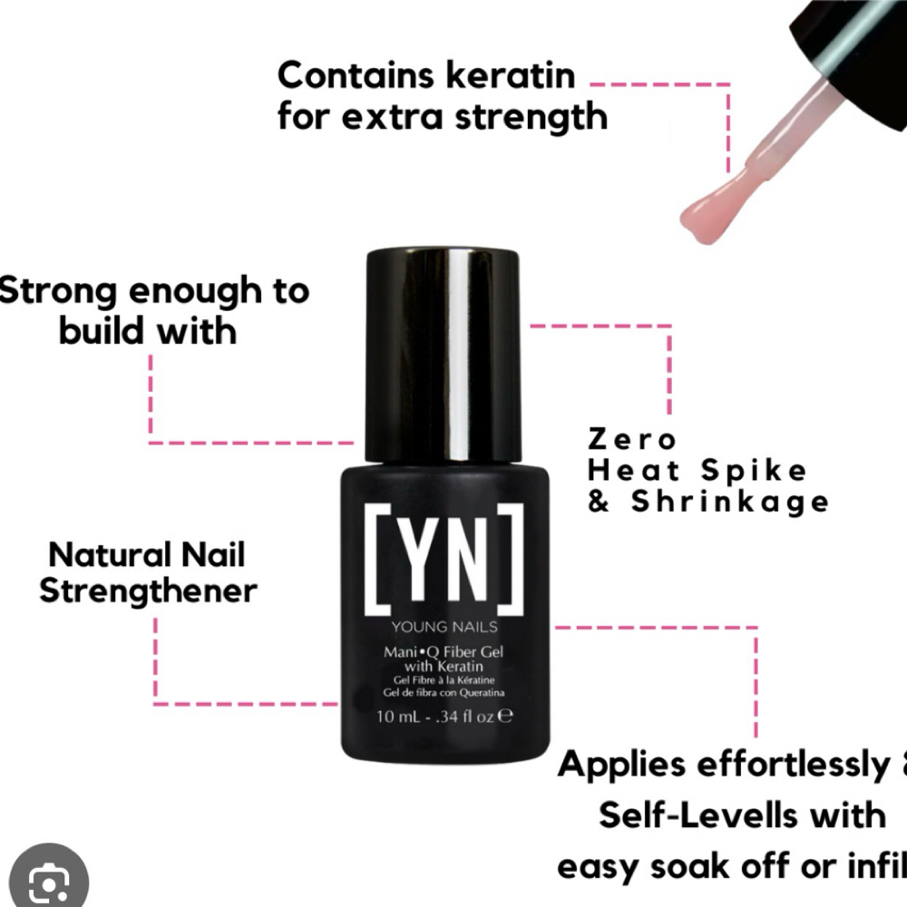 Mani Q Fiber Gel at Noemi nail art & spa in Seneca, SC