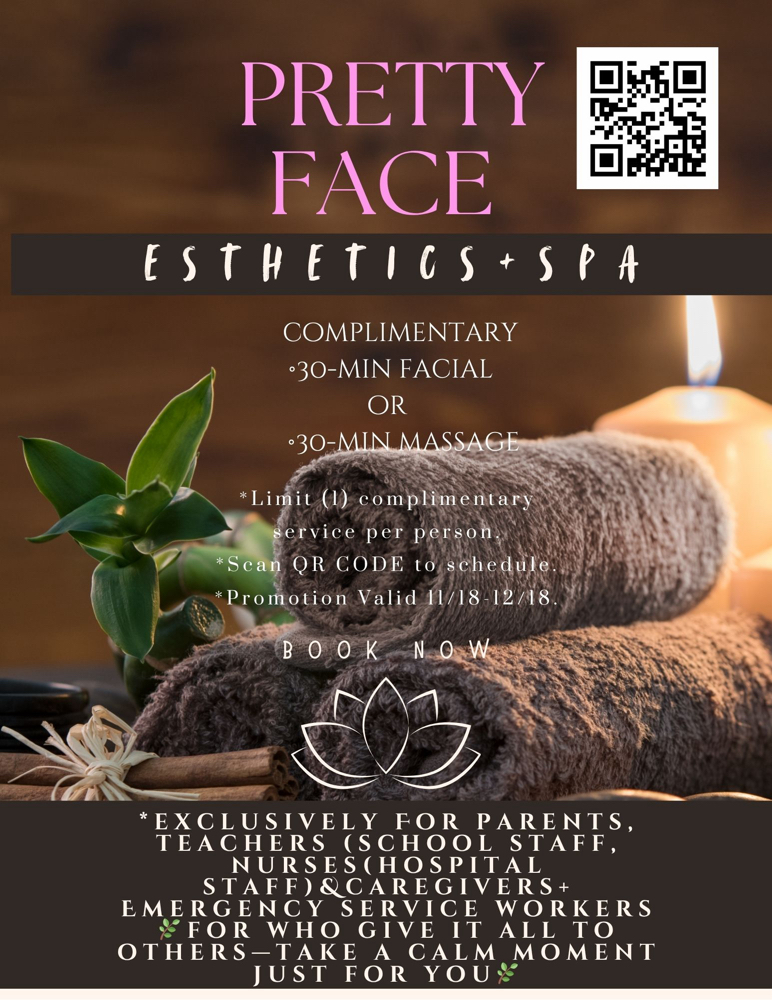 🌿Complimentary Facial (or) Massage
