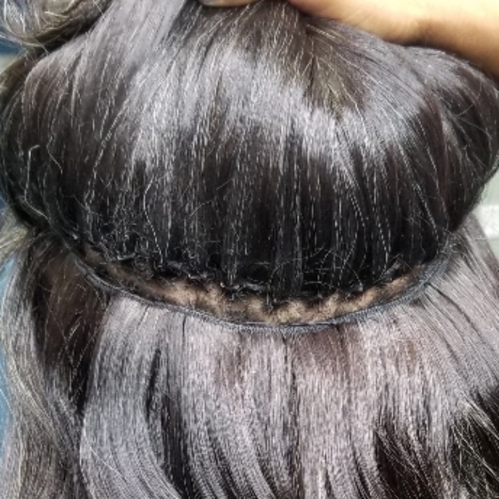 Double Weft Microlink Extensions at Melanie Charlton Hair in Los Angeles, CA