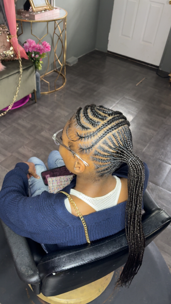 2 In One Style Side Braids And Pony